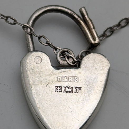 1970 British Vintage Sterling Silver Charm Bracelet 78g D&BS
